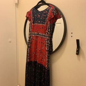 Ruffled skirt midi dress from rent the runway